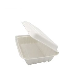 Eco-friendly Microwave Nontoxic Biodegradable Sugarcane Packaging Food Container