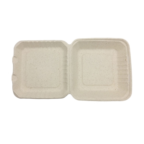 Υψηλής ποιότητας κομποστοποιήσιμο κουτί με ζαχαροκάλαμο για φαγητό κουτί μεσημεριανού γεύματος