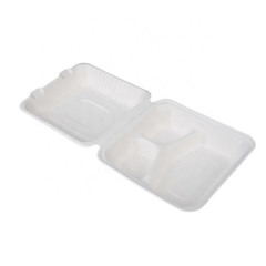 Eco-friendly fast food restaurant sugarcane food container