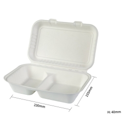 food containers Eco friendly disposable takeaway sugarcane lunch box