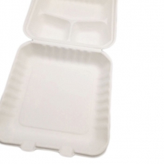 factory wholesale biodegradable sugarcane bagasse food container