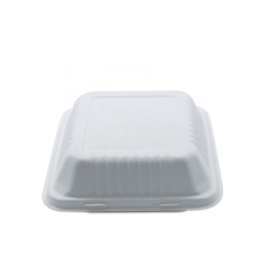 Food Storage To Go Container Set Biodegradable Sugarcane Box