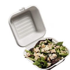 Caja de caña de azúcar compostable dioposable ecológica para el almuerzo