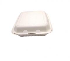 Emballage de restauration rapide en bagasse écologique personnalisé contenants de nourriture jetables à emporter boîte à déjeuner biodégradable