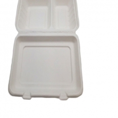 Κουτί ζαχαροκάλαμου μιας χρήσης Αποσυνθέσιμο κουτί φαγητού μπαγάσης βιοδιασπώμενο