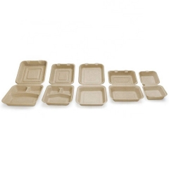 custiomized food container bagasse biodegradable food container sugarcane food container