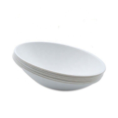 Disposable Egg Shape Container Sugarcane Food Container Bagasse