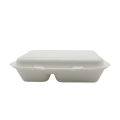 Compostable Food Box Take Away disposable Sugarcane Food Containers