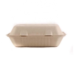 Boîte à bento écologique biodégradable jetable de conteneurs de nourriture de bagasse de canne à sucre