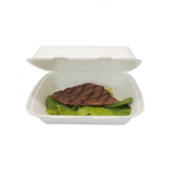 dispodable sugarcane baggase container for takeaway