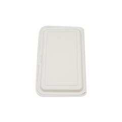 Eco friendly microwaveable biodegradable disposable sugarcane clamshell box for food