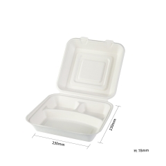 Disposable Popular Eco Takeaway Sugarcane Bagasse Food Containers