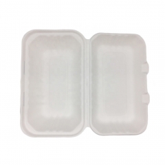 Envase de comida disponible que embala la comida biodegradable de la cubierta del bagazo