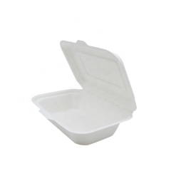 Envase de comida biodegradable de la cubierta del bagazo de la caña de azúcar de la caja disponible