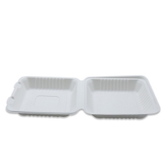 Boîte jetable d'emballage de récipient de nourriture de papier de micro-ondes qui respecte l'environnement