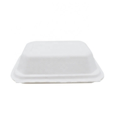Envase de comida biodegradable de la cubierta del bagazo del embalaje desechable