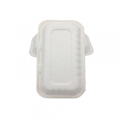 Disposable Food Box Sugarcane Clamshell Compostable Lunch Food Container