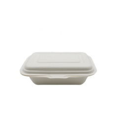 Disposable Biodegradable Bagasse Takeout Food Packaging Container