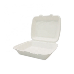 dispodable sugarcane baggase container for takeaway