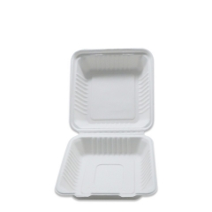 Eco 친절한 마이크로파 처분할 수 있는 서류상 음식 콘테이너 포장 상자
