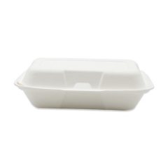 compostable materials biodegradable sugarcane take away fast food packaging box