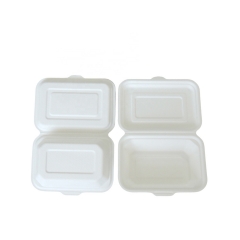 Disposable Biodegradable Bagasse Takeout Food Packaging Container