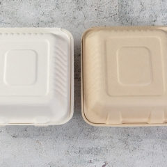 Biodegradable Disposable Leakage Proof Bagasse Food Container Clamshell