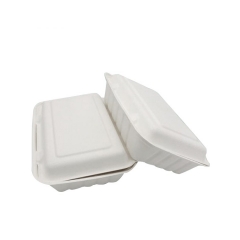 Biodegradable Sugarcane Lunch Box Disposable Bagasse Food Containers