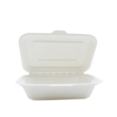 600ml disposable Sugarcane Bagasse food container