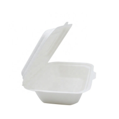 Cajas de bagazo Contenedor de caña de azúcar de embalaje de concha biodegradable
