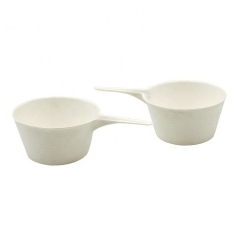 Attractive Compostable Deep Sugarcane Pulp Food Container Sauce Dish