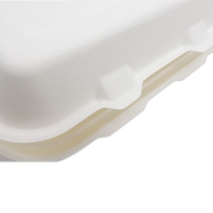 3 Compartment Food box Decompostable Take Away Bagasse Food Container