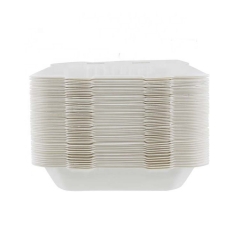 Bagasse Clamshell Biodegradable Sugarcane Lunch Box