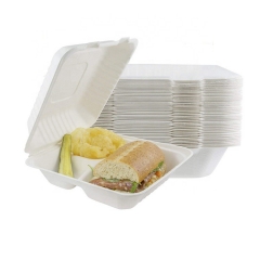 3 compartment reusable food storage containers biodagradable food takeout containers