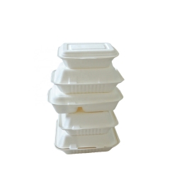 Biodegradable Sugarcane Bagasse Burger Box Food Containers