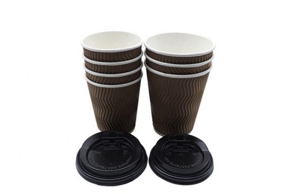 disposable paper coffee cups with lids