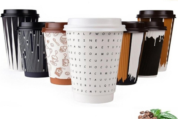 disposable white coffee cups