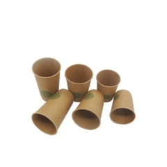 High Quality 16oz Kraft Double Wall Paper Cups Cartoon Cup