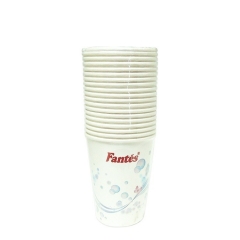 Nouvelle tasse de papier de café blanc jetable qui respecte l'environnement 9OZ pour la vente en gros