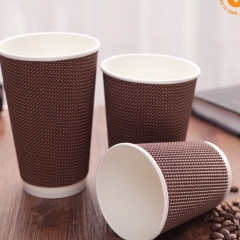 Tazas de café biodegradables de tacto perfecto impresas personalizadas