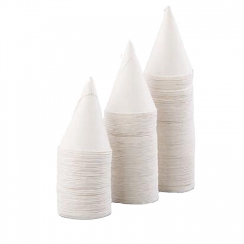Cheaper Price Wholesale White Paper Snow Cone Cup