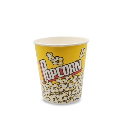 Secchio per tazza di carta per popcorn personalizzato da 32 once 46 once 64 once 85 once 130 once