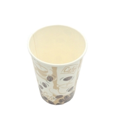 Custom Printed 250ml Single Wall Best Design Paper Coffee Cup