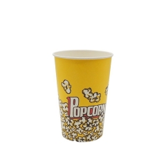 Biodegradable Stackable Buckets Fun Design Paper Popcorn Chicken Cup