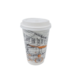 Fábrica de taza de café de papel desechable de doble pared al por mayor