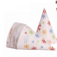 4.5OZ Copo de cone de papel de neve