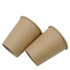 12oz Custom Printed Kraft Paper Cup with Lid