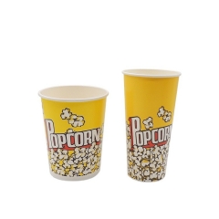 Biodegradable Stackable Buckets Fun Design Paper Popcorn Chicken Cup