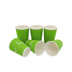 8oz&12oz&16oz disposable cone biodegradable foldable export paper cup