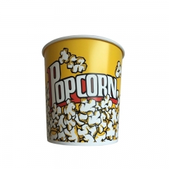 Tazza di carta per popcorn con secchio familiare per il campeggio